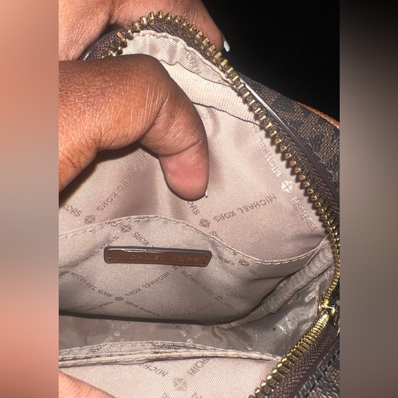 Michael Kors Brown and Gold Chain Crossbody bag - Picture 3 of 4